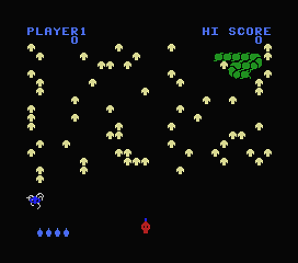 Centipede, MSX blue | Retroinvaders